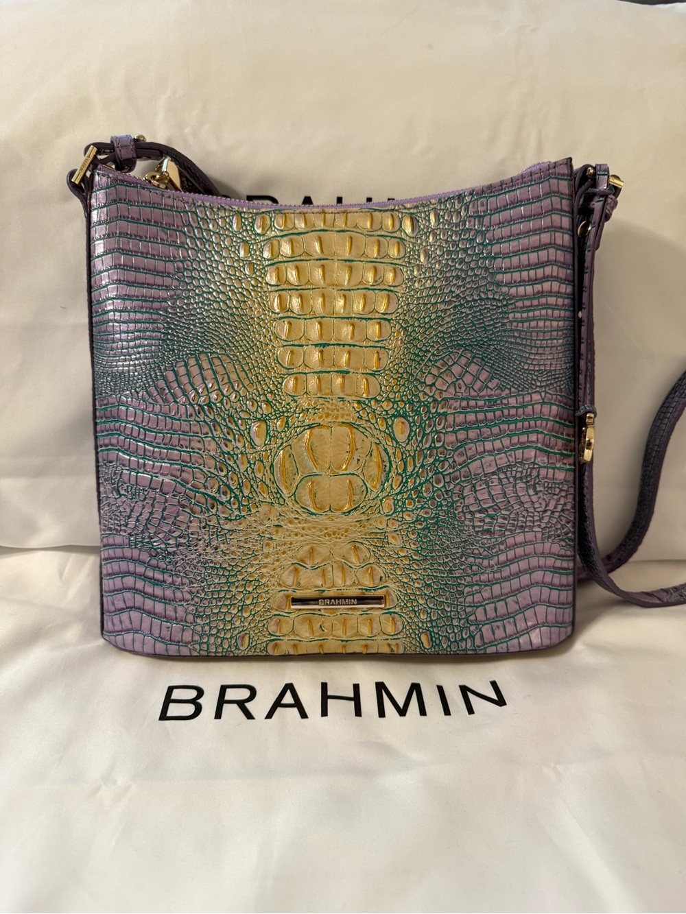 NWOT Brahmin Katie Viola Ombre Mini Melbourne